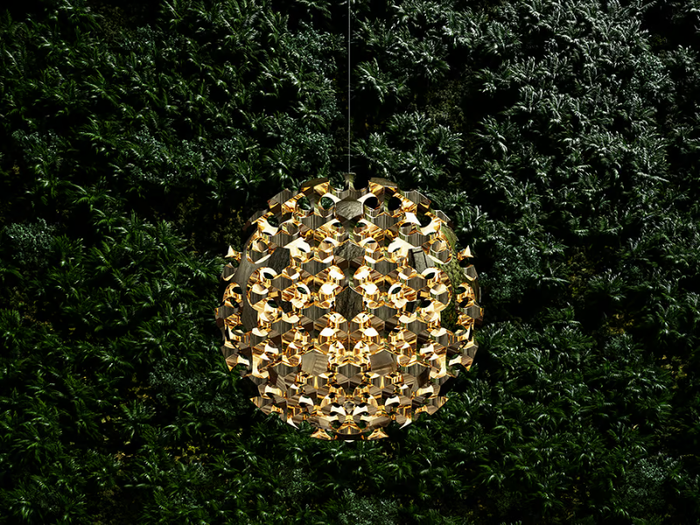 KASVAA - LED brass pendant lamp _ Cameron Design House